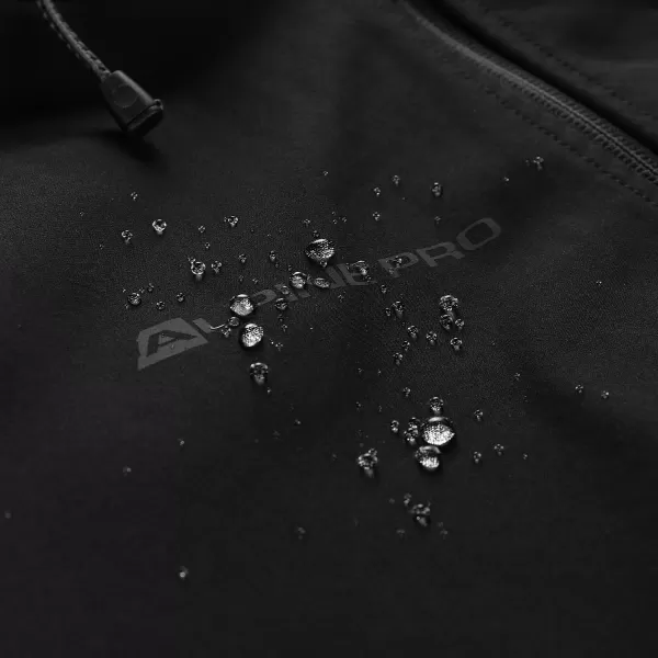  Jachetă softshell pentru bărbați ALPINE PRO GEDER NEGRU 