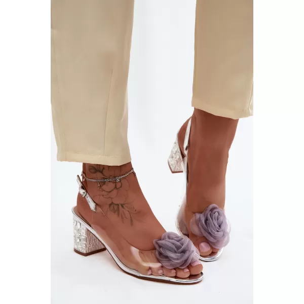  Sandale de dama D&A MR61-9011 ARGINT 