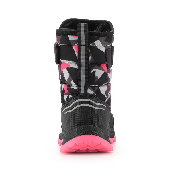  Oameni de zăpadă de iarnă pentru copii ALPINE PRO BERNO ROZ NEON 