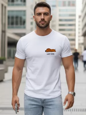 Tricou pentru bărbați DSTREET NX5096R-WH ALB