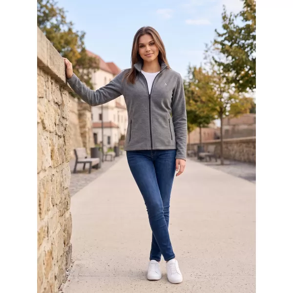  Hanorac de damă din fleece ALTISPORT ALW002852 EVIDENȚIERE NEAGRĂ 