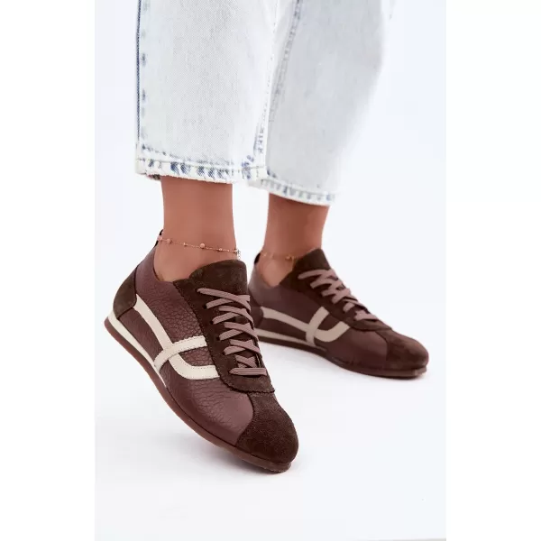  Adidași de damă ZAZOO N1402S2/ CIOCOLATĂ 