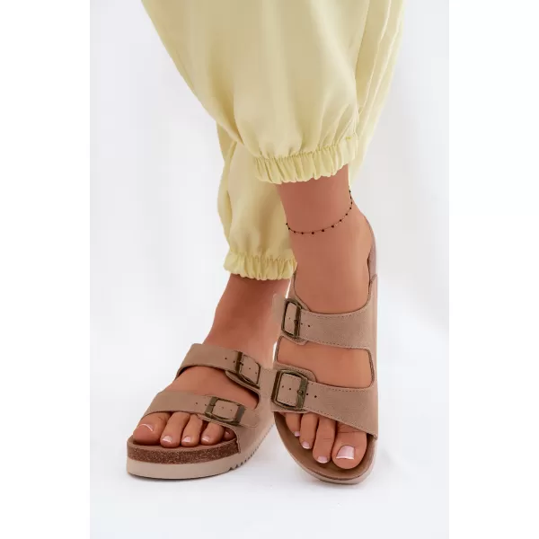  Papuci de damă BOTO 2832 KAKI 