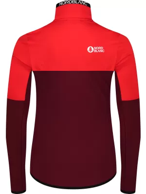 Hanorac pentru femei powerfleece NORDBLANC IDOL NBSFL8337 BURGUNDIA