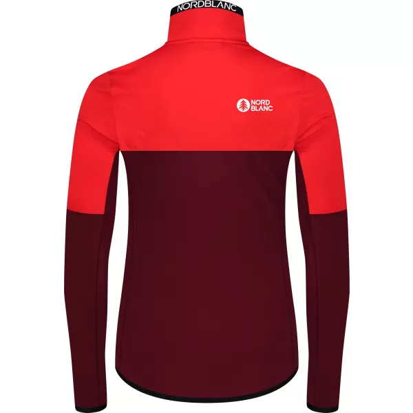  Hanorac pentru femei powerfleece NORDBLANC IDOL NBSFL8337 BURGUNDIA 