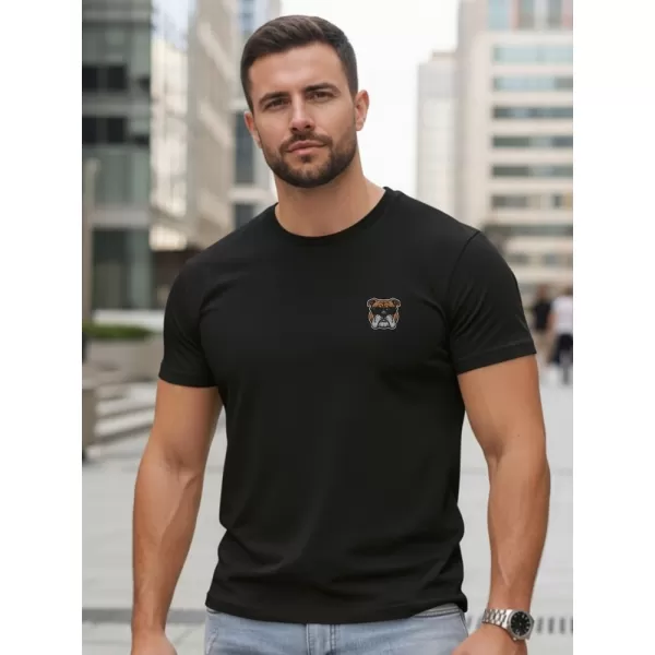  Tricou pentru bărbați DSTREET NX0125R-BK NEGRU 