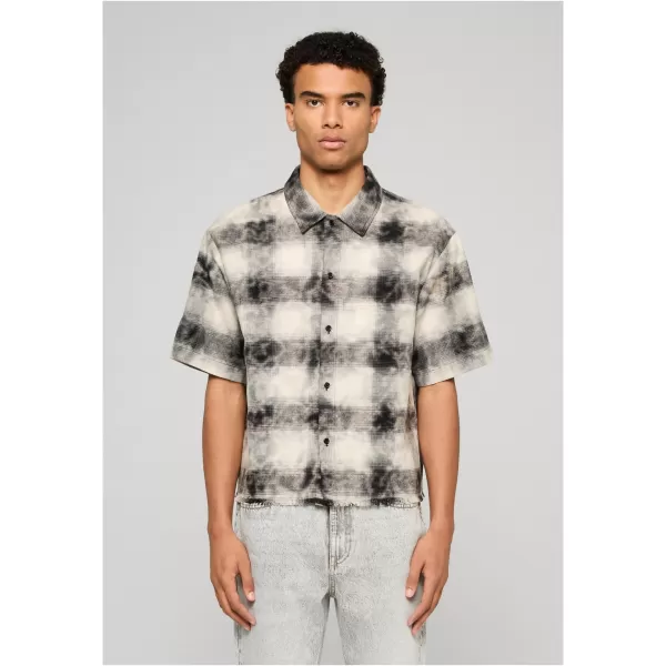  Cămașă pentru bărbați URBAN CLASSICS TB8414-00007 NEGRU 
