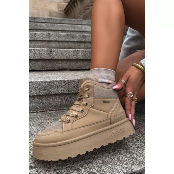  Oameni de zăpadă pentru femei BIG STAR SHOES UU274166 BEJ 