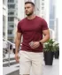 Tricou pentru bărbați DSTREET RX5677 CLARET
