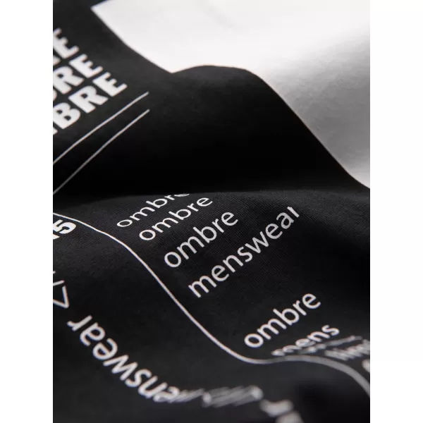  Tricou pentru bărbați OMBRE OM-TSPT-0299 NEGRU 