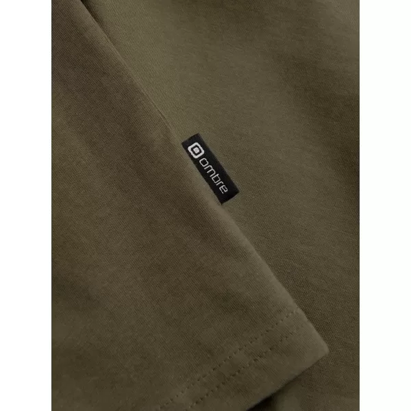  Tricou pentru bărbați OMBRE L171 MĂSLINE ÎNCHISE 