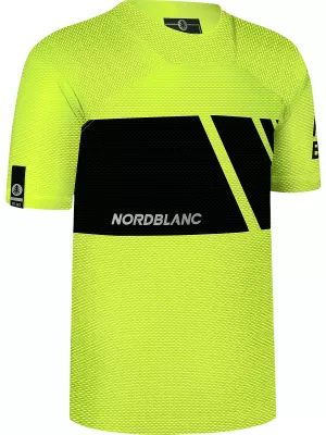 Tricou funcțional pentru ciclism pentru bărbați NORDBLANC MUD NBSMF8083 GALBEN STRĂLUCITOR