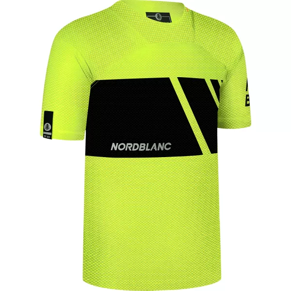  Tricou funcțional pentru ciclism pentru bărbați NORDBLANC MUD NBSMF8083 GALBEN STRĂLUCITOR 