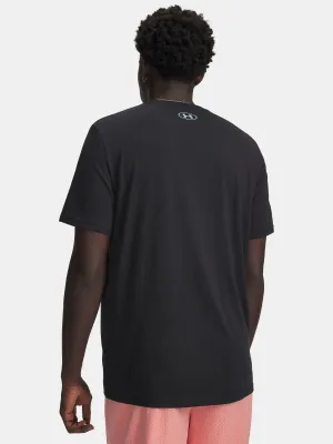 Tricou pentru bărbați UNDER ARMOUR M LOGO COLLAGE SS 6009244-001 NEGRU