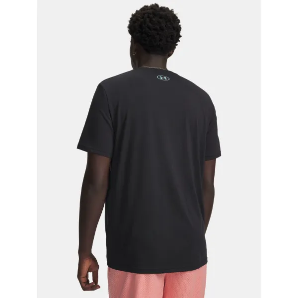  Tricou pentru bărbați UNDER ARMOUR M LOGO COLLAGE SS 6009244-001 NEGRU 