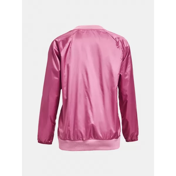  Hanorac de dama UNDER ARMOUR RECOVER STORM WOVEN SHINE CREW 1364012-680 ROZ 