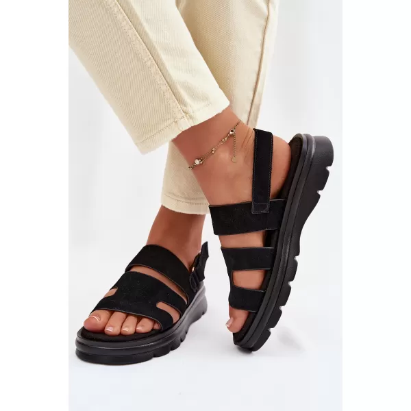  Sandale de dama BIG STAR SHOES TT274484 NEGRU 