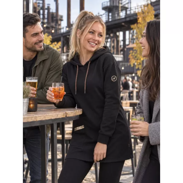  Hanorac de dama ALTISPORT IVIE NEGRU 