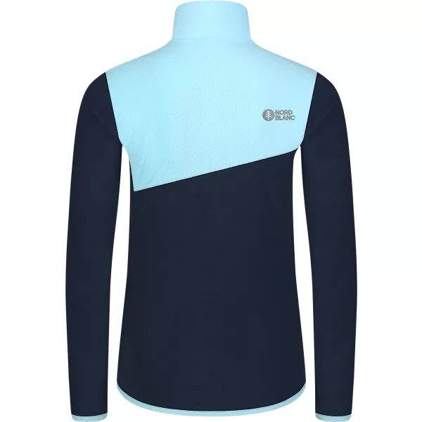  Hanorac ușor de damă din fleece NORDBLANC BEECH NBSFL8375 ALBASTRU 
