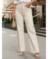 Pantaloni de dama DSTREET UY3052 ECRU