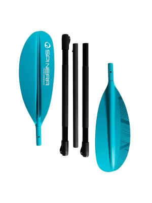 Vâslă SPINERA Kayak Performance Fiber 5D ALBASTRU