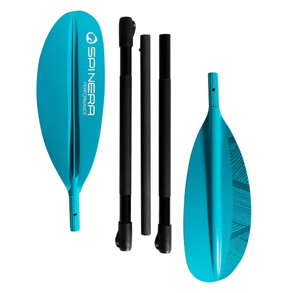  Vâslă SPINERA Kayak Performance Fiber 5D ALBASTRU 