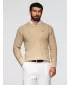 Pulover pentru bărbați OMBRE OM-SWSW-0190 NISIP