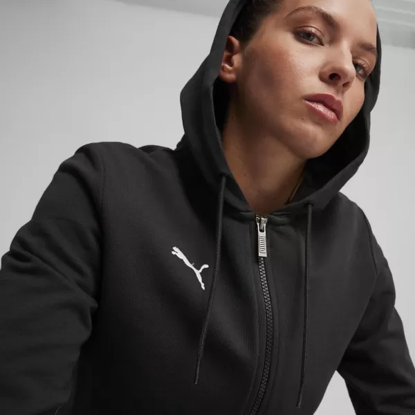  Hanorac de dama PUMA TEAMGOAL CASUALS HOODED JACKET WMN 658597-03 PUMA NEGRU/PUMA ALB 
