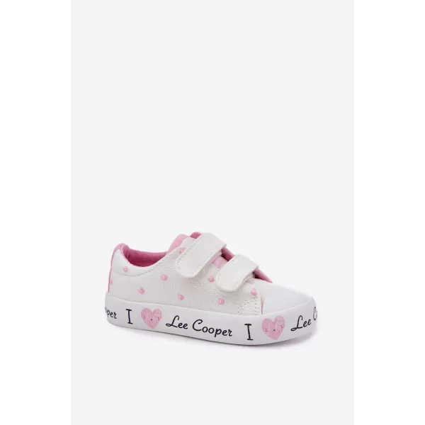  Adidași pentru copii LEE COOPER LCW-25-02-3264K ALB 