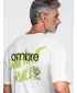 Tricou pentru bărbați OMBRE OM-TSPT-0284 APROAPE ALB