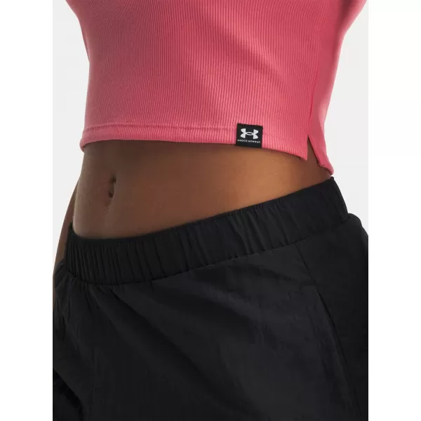  Tricou pentru femei UNDER ARMOUR RIVAL RIB BABY TEE 6000264-600 ROZ 