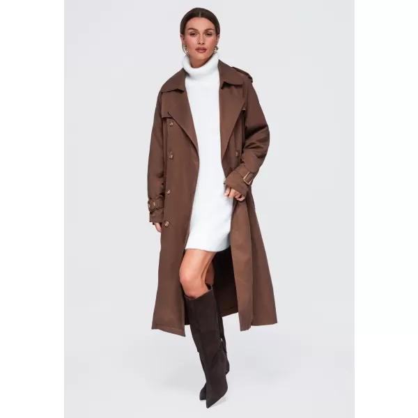  Palton de damă OMBRE OW-COLC-0121 MARO 