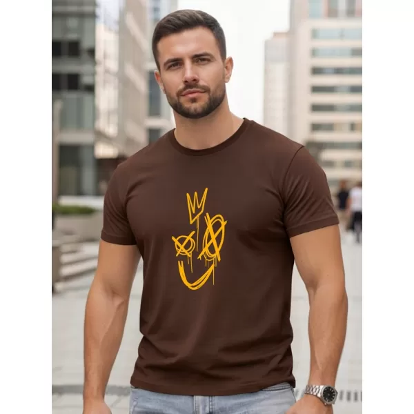  Tricou pentru bărbați DSTREET NX0138R-CH MARO 