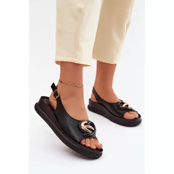  Sandale de dama S.BARSKI KV61-6047 NEGRU 