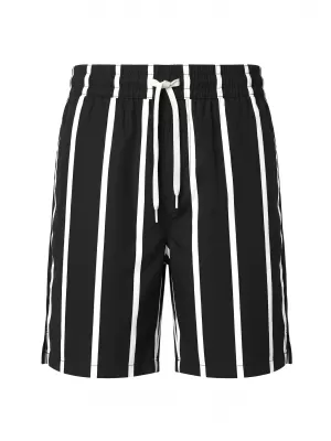 Pantaloni scurți pentru bărbați URBAN CLASSICS TB8430-00826 NEGRU/ALB