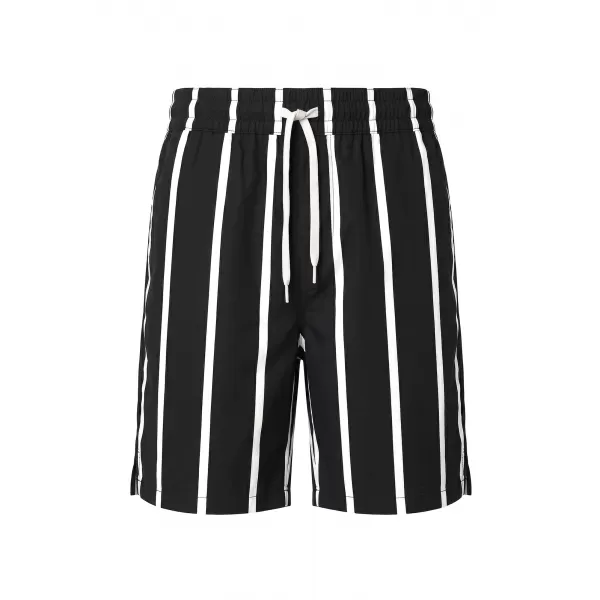  Pantaloni scurți pentru bărbați URBAN CLASSICS TB8430-00826 NEGRU/ALB 