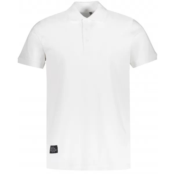  Tricou pentru bărbați cu guler ALTISPORT NP/ALMST90601 ALB 