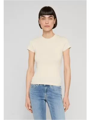 Tricou de dama URBAN CLASSICS TB8569-02903 NISIP ALB