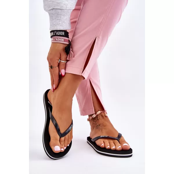  Șlapi de damă BIG STAR SHOES LL274761 NEGRU 