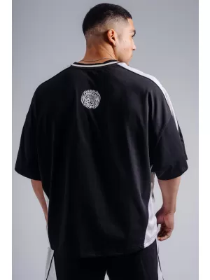 Tricou supradimensionat NEBBIA PRIMAL 869 NEGRU