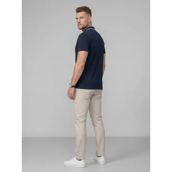  Tricou pentru bărbați cu guler 4F WMM00TPTSM0773 OBICEIURI 