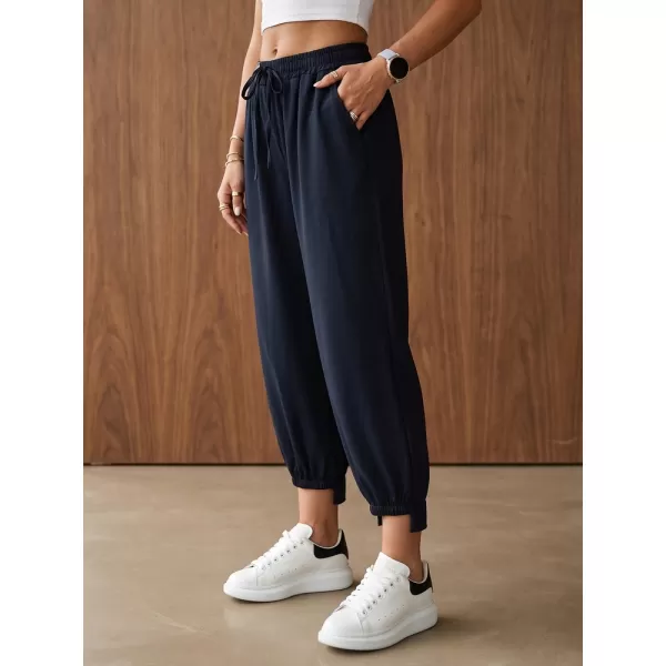  Pantaloni de dama DSTREET UY3166 ALBASTRU ÎNCHIS 