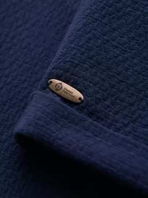 Pantaloni scurți pentru bărbați OMBRE OM-SRCS-0207 ALBASTRU MARIN