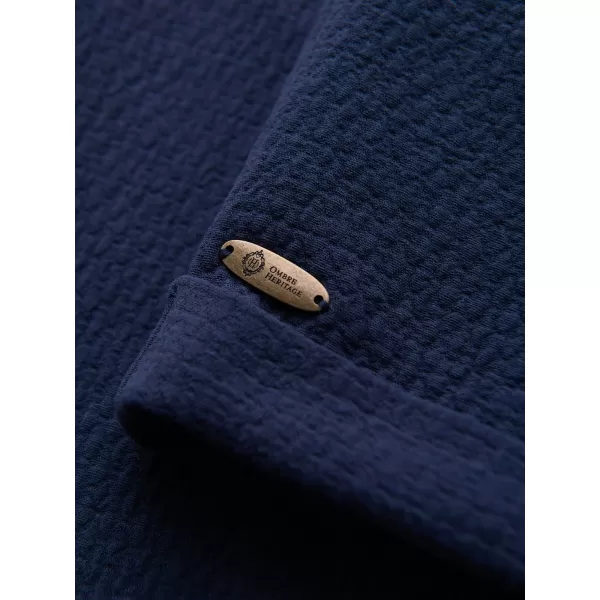  Pantaloni scurți pentru bărbați OMBRE OM-SRCS-0207 ALBASTRU MARIN 