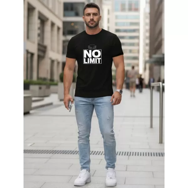  Tricou pentru bărbați DSTREET NX0129R-BK NEGRU 