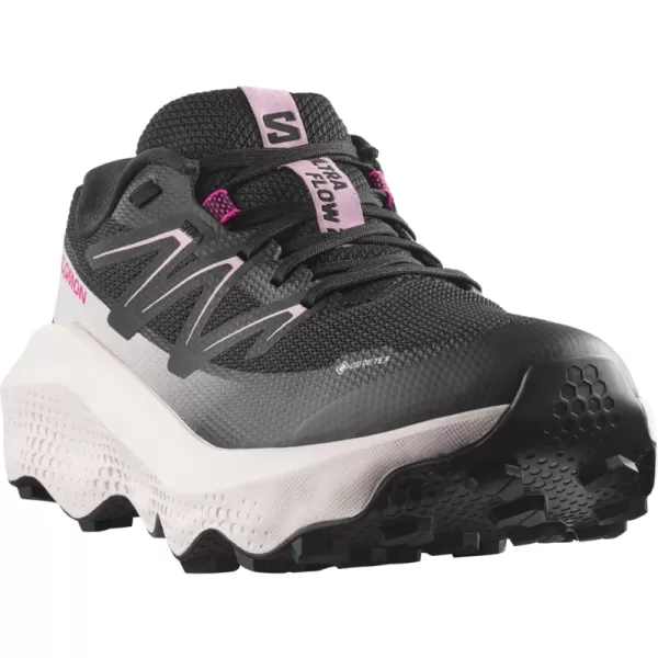  Pantofi de dama SALOMON ULTRA FLOW 2 GORE-TEX L49299500 NEGRU/ROZ ZORI/GHEATA DE VANILIE 