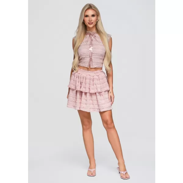  Fusta de dama OMBRE OW-GL-E0014 ROZ 