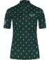 Tricou de ciclism pentru femei NORDBLANC TREES NBSLF8085 VERDE ÎNCHIS