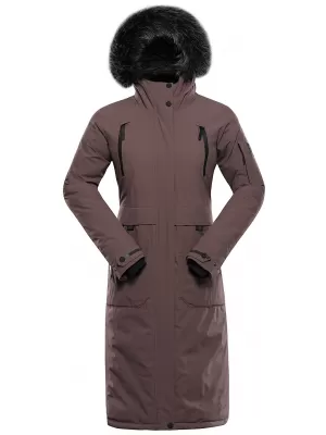 Palton de iarnă de damă ALPINE PRO WUSSA 2 BOABĂ DE PIPER