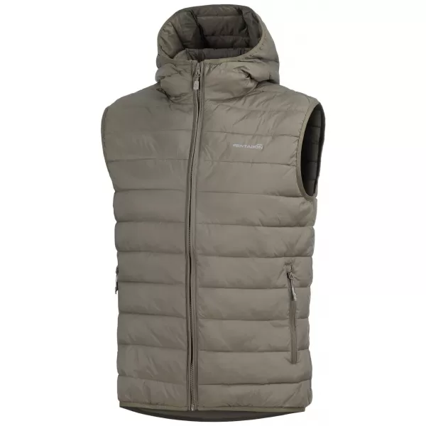  Vesta bărbătească PENTAGON AURORA 2.0 PUFFER HOODED VEST K04011-2.0 VERDE 